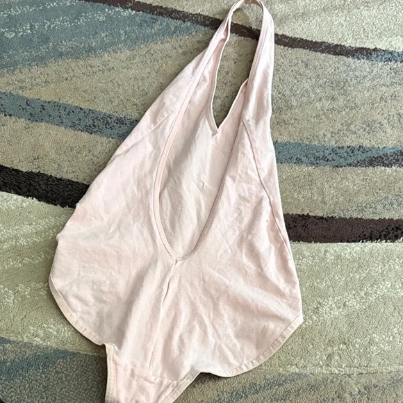 American Apparel Soft Pink Women's Bodysuit - Picture 3 of 3